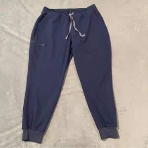 Figs Scrub Pants XXL Blue High Waisted Zamora Jogger Medical Nursing W22SW2012
